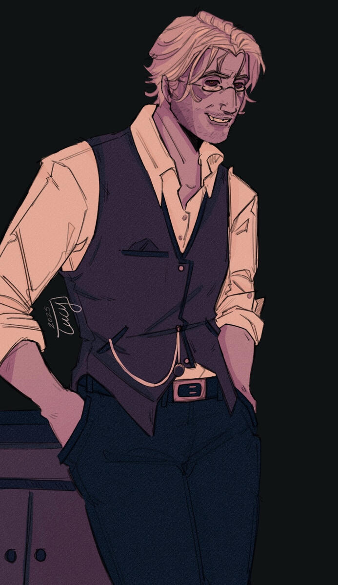 Concept art for original character: Eugéne Lewis