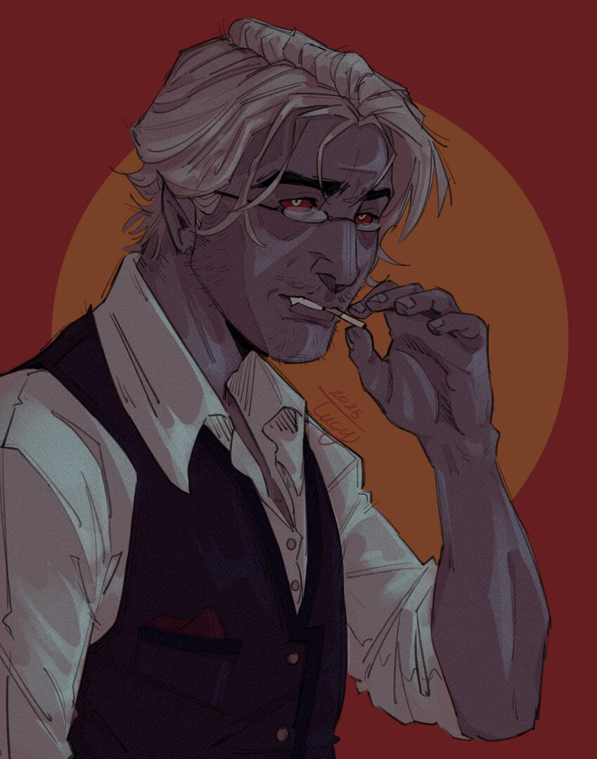 Headshot of original character: Eugéne Lewis