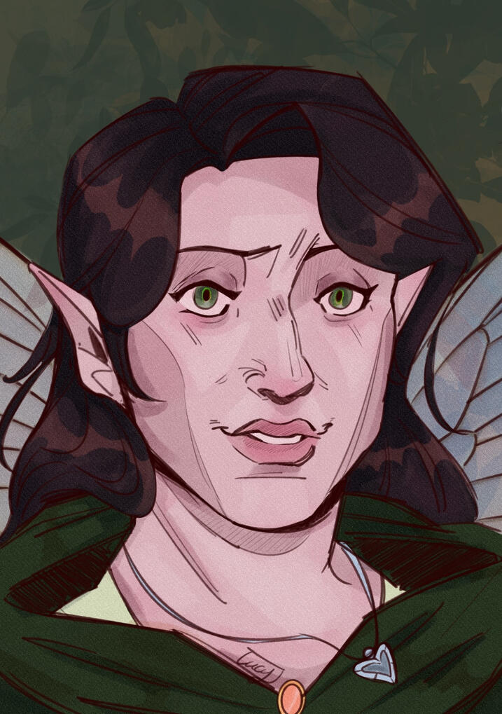 Headshot of TTRPG player character "Penny"