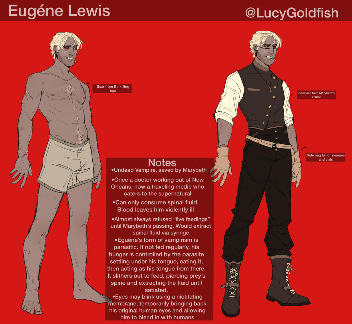 Eugéne Lewis Reference Sheet (2026)