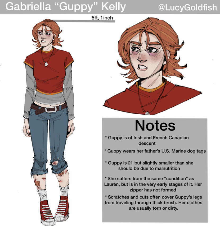 Guppy Kelly Reference Sheet