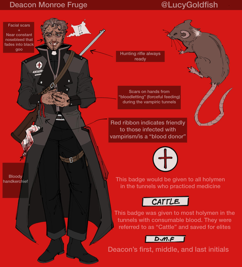 Deacon Monroe Fruge Reference Sheet